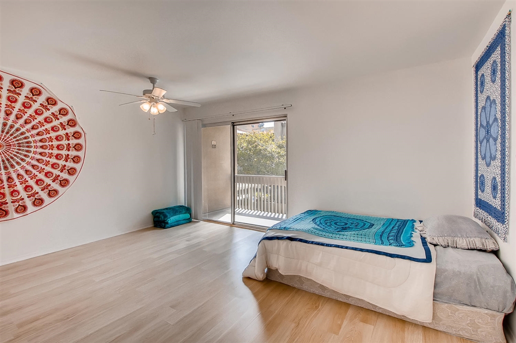 GREAT POTENTIAL INVESTMENT OPPORTUNITY. Gorgeous studio in the heart of Pacific Beach. Only a few blocks away from the ocean! Bright, open floor plan that overlooks one of the many pools in The Plaza complex. Kitchen with bar top seating area & simple clean cabinets is open to the rest of the unit & includes dishwasher & built in microwave. Unit was recently painted top to bottoms so home is very clean and bright. Brand new wood floors throughout the unit. Includes extra closet. FHA/VA approved! Hall area has oversized closet and additional smaller closet as well. Unit is located just steps away from laundry facility so its almost like having laundry in unit. One garage space comes with this unit which is located just outside of the building. Unit is also very close to community stairs so it is very convenient to access. Broker and Broker's Agents do not represent or guarantee accuracy of the square footage, permitted or unpermitted space, bd/ba count, lot size/dimensions, schools, or other information concerning the conditions or features of the property. Buyer is advised to independently verify the accuracy of all information through personal inspection & w/ appropriate professionals to satisfy themselves.. Neighborhoods: Pacific Beach Equipment: Garage Door Opener Other Fees: 0 Sewer: Sewer Connected Topography: LL