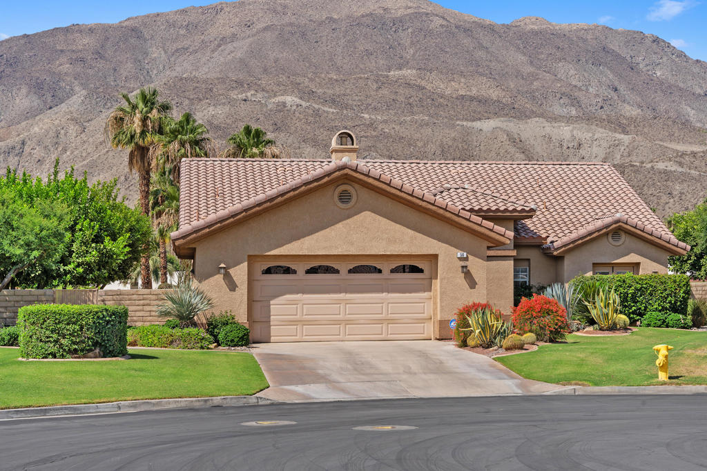 **Luxury Desert Oasis in Exclusive Rancho Mirage - Resort-Style Living Awaits!** Escape to your own private paradise in this stunning 3-bedroom, 3-bathroom home spanning 2,407 sq. ft., nestled on a sprawling 15,862 sq. ft. cul-de-sac lot in an ultra-exclusive gated community of White Sun Estates with only 52 homes. The spacious primary suite is a true retreat, offering serene comfort and elegance. Step outside to your personal resort--a sparkling saltwater pool with cascading waterfalls and spillways, an outdoor kitchen for al fresco dining, and a covered patio with a professional misting system to keep you cool under the desert sun. Breathtaking mountain views surround you, creating a picturesque backdrop for relaxation and entertainment. Enjoy the best of Rancho Mirage living with a low HOA of just $123/month and an unbeatable location in the coveted southern area. This is desert luxury at its finest--don't miss your chance to own this slice of paradise.