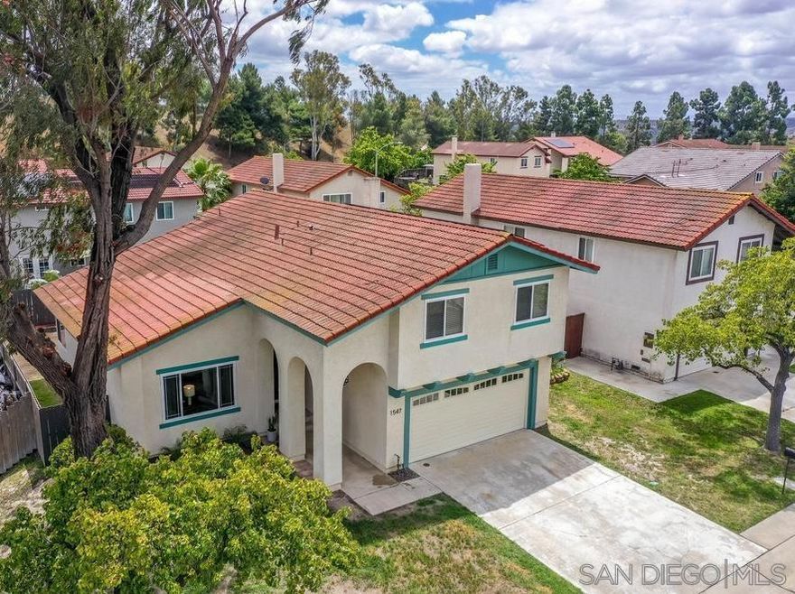 We’re excited to present this beautifully remodeled 4 bedrooms, 3 bathrooms, two-story home, perfectly situated on a quiet cul-de-sac in one of Chula Vista’s most desirable neighborhoods.The updated kitchen is the heart of the home, featuring quartz countertops, brand-new stainless steel appliances, and modern finishes. Downstairs, you’ll find durable and stylish luxury vinyl flooring throughout.The family room features a cozy fireplace, perfect for quiet nights or weekend movie marathons. Upstairs, the spacious primary suite includes a private space/bonus room, ideal for a home office, nursery, gym, or personal retreat. The home also boasts a new HVAC system and furnace. and PAID solar! Don't miss this one!    this home blends space, style, and privacy in one exceptional package.