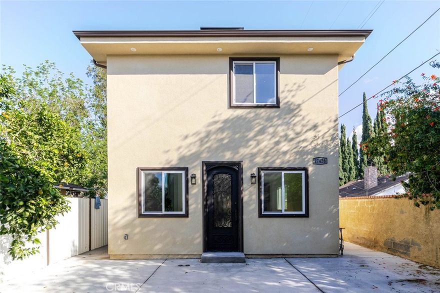 This home is a brand-new build completed in 2025 - be the first to live in this luxury residence. Welcome to this stunning two-story single-family home offering 3 bedrooms, 2.5 bathrooms, and 1,458 sq. ft. of modern living space. It features an elegant iron entry door, high-end appliances, and an open-concept living room designed for comfort and style. The home includes solar panels for exceptionally low electricity costs, and water, trash, and gardening services are included for added convenience.

Outside, enjoy a private yard with a paved patio, perfect for relaxing or entertaining. The property also offers two uncovered tandem parking spaces. Don't miss this rare opportunity to live in a beautifully designed, energy-efficient home with premium finishes throughout.