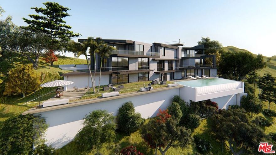 Property being sold in course of construction, "AS IS", probably one of the best view in all of Los Angeles. Call for much more details. $25,995,000 AS IS -finished product will be closer to $52,000,000