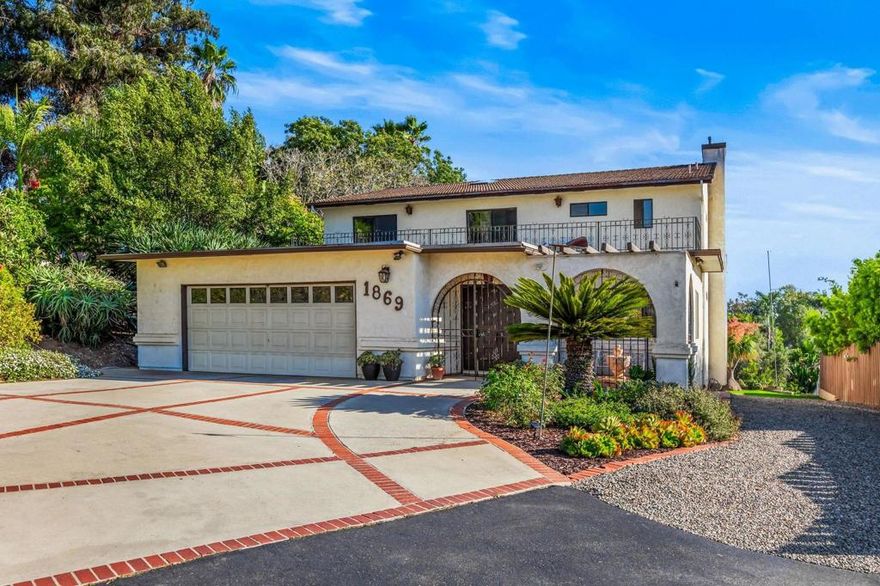 Beautifully remodeled custom home on a private secluded cul-de-sac backing the creek in the desirable Vista Hills on nearly a half-acre. This home features the Primary Suite on the first floor with a huge walk-in closet and a newly remodeled luxurious 5-piece ensuite with spa like jet shower and new jacuzzi bathtub. The extensive renovations include a room addition making the home a 4-bedroom and bonus area. (The 2,946 sq. ft. does not include over 450 sq. ft. of convenient storage space.) The remodeled kitchen with a new layout includes a 5-seat island creating a large open concept to the family room, new range and microwave hood and new quarts countertops, new farm sink and coffee bar. The back deck has new cover with skylights; it is the length of the house overlooking the large sloped acreage to the creek bed. Every square-inch of the house was renovated with fresh paint, new flooring, and light- fixtures. Gorgeous Italian imported tile in the formal living room, new custom hardwood staircase, and new flooring creates a nice flow from one room to the other. Off the garage is a large crafting/office area near the walk-in pantry, extra refrigerator space, and laundry room. An added RV/Boat rock driveway holds up to 4 vehicles and this home has a deep oversized 2-car garage (suitable for flat trailer or small boat parking as well), and the two-car garage also has built-in workbenches.  Additionally, there is a large standing-height under-space storage or workshop off of the backyard ground-level; great for yard tools and equipment and for the hobbyists, crafter, or gardener. A beautiful fountain was added to the atrium entry to compliment the Spanish décor. Enjoy mature landscape featuring flowering trees, fruit trees, and exotic imported trees. There is room to grow more amongst the vegetation of guava, persimmon, avocado, mandarin orange, loquat, cocoplum, cherimoya, and other lush trees, one could consider building an ADU, Pickleball or Basketball Court, or pool; so many potential amenities for the creative new owner to imagine. This home has it all, in a lovely quiet neighborhood close to public &amp; private schools, shopping, parks, and entertainment, yet close enough for easy freeway commuting. In additional to a great location, this home has great panoramic views from the back deck to the front second level expansive terrace where you can see for miles. No HOA or Mello-Roos.