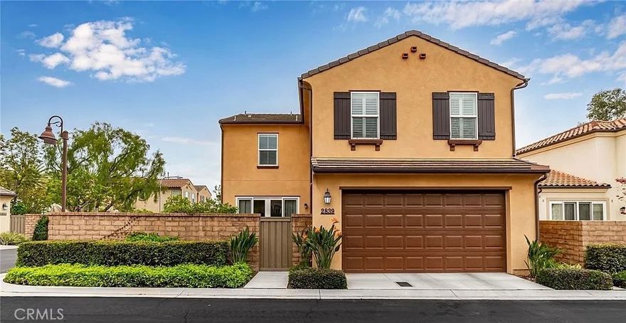 This stunning home offers the perfect blend of comfort, style, and functionality in the sought-after Blackstone. The bright and open main floor features a spacious, private bedroom—ideal for guests or a home office—while the airy living area boasts 9-foot ceilings, abundant natural light, and sliding glass doors leading to a serene stone patio with brick accents, perfect for outdoor relaxation or gardening. The gourmet kitchen is a chef’s dream, featuring maple cabinetry, granite countertops, stainless steel appliances (including a 5-burner gas cooktop and built-in oven), a large center island with seating, and a dining area that seamlessly flows into the family room. Upstairs, three additional bedrooms provide ample space, including a luxurious primary suite with high ceilings, a walk-in closet, and a spa-like ensuite bathroom with a soaking tub and dual vanities. A convenient laundry room with extra storage adds practicality. Residents enjoy resort-style amenities, including a gated pool area with a spa, water playground, BBQ stations, and scenic seating areas overlooking city and hill views. Top-rated Brea schools.