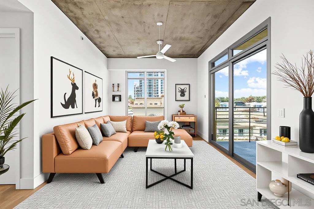 Gorgeous 2 bedroom and 2 bathroom unit fresh off of a full interior remodel and upgrade. This unit is completely Turn-key as if you were the first person to ever live here! New flooring, new kitchen, new bathrooms, tub, shower etc... Great modern unit with roomy view deck in the Cortez Hill area of downtown. All improvements fully permitted and ready for your immediate enjoyment!