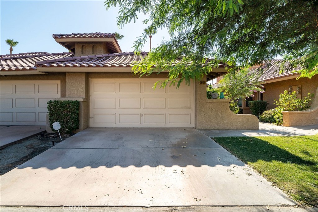 Welcome to this stunning 2-bedroom, 2-bathroom condo located on the first hole fairway of Woodhaven Country Club in Palm Desert, California. This beautifully updated condo features slate floors, granite countertops, a spacious two-car garage and a convenient inside laundry
Enjoy Resort-Style Living in this beautifully remodeled end-unit condo - the ideal spot to unwind and take in stunning sunsets and fairway views!
THe HOA owns and gives you access to the Woodhaven Golf course where you pay-to-play only $40 a round! The community boasts 4 community pools/spas, world-class tennis & pickle ball courts, fitness center, dining, pro shop, banquet facilities, card/game room & manned security at the main gate. HOA amenities include cable TV, trash & internet. Close to the Indian Wells Tennis Garden, 10 freeway, coffee shop, restaurants and shopping.