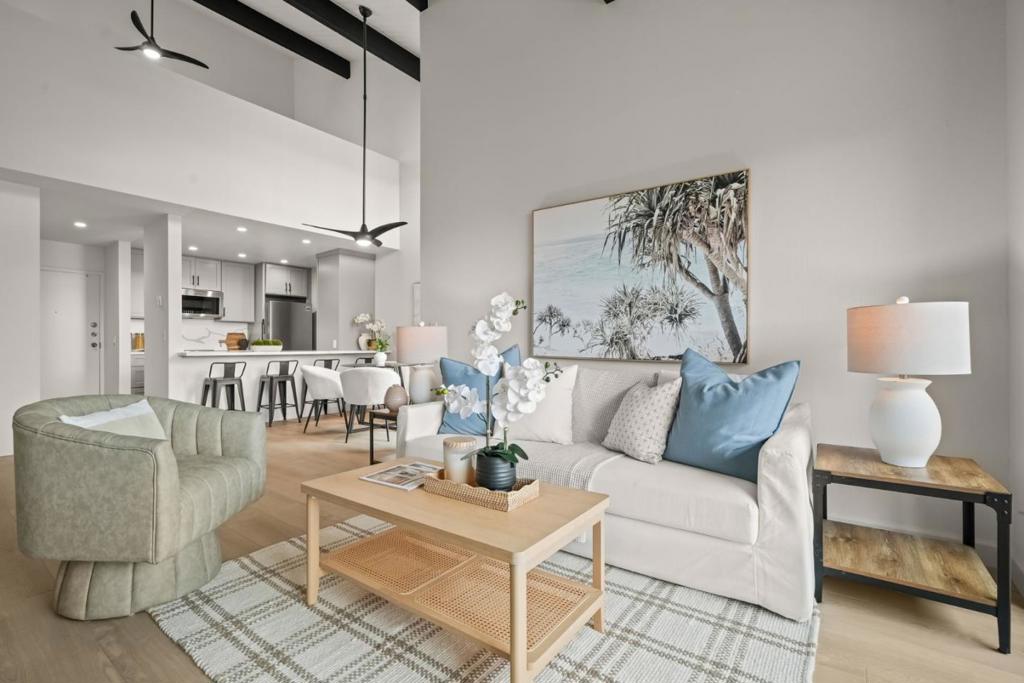 Live the Coastal Lifestyle at The Willows as ought-after beach-front community! RARE tri-level townhouse style condo! Situated just steps from the shoreline, South Shore Shopping Mall, trendy coffee houses, restaurants, volleyball, even bowling, offering the best of convenience and coastal charm. Commuters will love the easy access to major freeways, while families appreciate the top-rated schools nearby. This beautifully remodeled home is truly move-in ready, featuring a brand-new modern kitchen, and new 1.5 baths, and a light-filled open floor plan with new carpet, wide plank flooring on the main level, and fresh window coverings in the bedrooms. Top floor has a loft area, perfect for a 3rd bedroom or home office. Two private decks are perfect for morning Coffee/Matcha, and evening sunsets. In-unit large capacity washer/dryer adds everyday ease (because laundromats are so 2005) Amenities within the well-maintained complex include a sparkling saltwater pool, lush flowering landscapes, Gym, Sauna, full sized wood shop and a modern clubhouse for gatherings. And here's the bonus: this unit comes with an extremely RARE ( 3 ) assigned parking spaces! If you've been waiting for a space that's stylish, walkable, totally turnkey you just found it! This is a true Alameda gem!