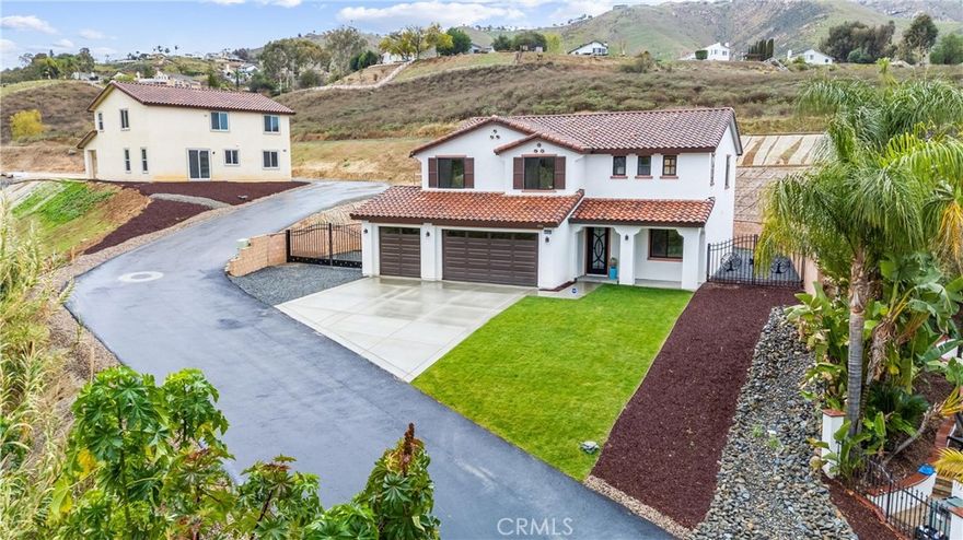 Brand New Construction in a Cul-de-Sac in a Wonderful Neighborhood



Welcome to this stunning newly built home, featuring 5 bedrooms, 3 full bathrooms, and an expansive 2,931 square feet of thoughtfully designed living space. Nestled on over 1 acre of land in a serene cul-de-sac in a charming and highly desirable neighborhood. Imagine being the very first owner of this incredible property, which boasts exclusive access to a peaceful creek—a true nature-lover's retreat.



Features You'll Love:



Spacious Layout: Designed with modern living in mind, this home offers expansive square footage and a seamless flow between spaces.

Gourmet Kitchen: Beautiful quartz countertops provide ample space for cooking and entertaining, making this kitchen the heart of the home.

Luxurious Master Suite: The master bedroom features two generous walk-in closets and an elegant en-suite bathroom. Relax in the free-standing modern bathtub or enjoy the spa-like experience of the glass-enclosed shower, complete with a waterfall feature and brass accents.

Contemporary Design: Stylish glass stair railings create a sleek, open feel, complementing the home's airy architecture.

High-Quality Finishes: Durable, premium vinyl flooring throughout ensures both beauty and easy maintenance.

Indoor-Outdoor Living: Large folding glass doors connect the interior to the outdoor space, perfect for hosting gatherings or simply enjoying California's gorgeous weather.

Additional Highlights:



High-End Fixtures: Designer lighting and premium hardware enhance the home's functionality and luxurious aesthetic.

Energy Efficiency: Equipped with state-of-the-art solar panels and energy-saving features to support a sustainable lifestyle.

Ample Storage: Generously sized bedrooms and walk-in closets, as well as custom built-in shelving throughout the home.

: Prewired for cutting-edge smart technology, making modern living effortless.

Low-Maintenance Landscaping: Beautifully landscaped with lush natural grass and equipped with a smart irrigation system for water efficiency.

Special Touches: Anderson black windows, a striking metal entrance door, and Bluetooth-operated exhaust fans add sleek, modern details.

Additional conveniences include an RV-accessible side gate, offering flexibility for storage or recreational needs. Every detail in this property has been carefully considered to ensure comfort, style, and practicality.



Don’t miss the opportunity to make this dream home yours!