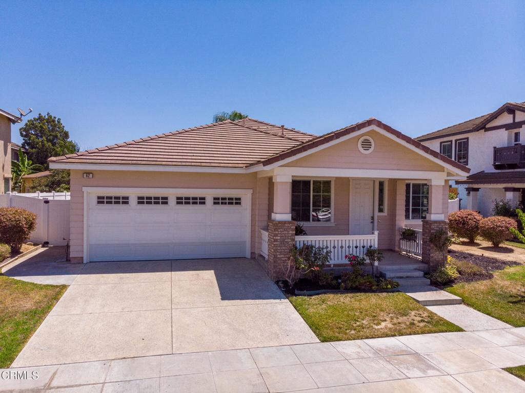 Welcome to the Riverwalk community in Fillmore. This charming single-story home offers 3 bedrooms, 2 full bathrooms, and a layout designed for both everyday living and effortless entertaining. Enjoy formal living and dining areas, a cozy library or office nook, and a spacious great room with a warm, inviting fireplace. The kitchen is a chef's delight, featuring abundant cabinetry, expansive counter space, double ovens, a five-burner gas cooktop, and dishwasher.The private main bedroom suite includes a sliding glass door to the backyard, an impressively oversized walk-in closet, and a light-filled en suite bathroom with a soaking tub, double sinks, and a separate shower.One of the most inviting features of this home is the welcoming front porch--perfect for sipping your morning coffee or winding down with a cool beverage in the evening. The expansive backyard offers built-in brick planters, ideal for growing your favorite roses, fresh vegetables, or a vibrant fruit garden. The Riverwalk community also features a scenic walking trail that wraps the neighborhood. With sweeping mountain views it's a great way to enjoy the outdoors, close to home. Also nearby you'll find the large city park known as Two Rivers. Complete with multiple playgrounds, bike track, dog park, playing fields and skate park. Local shopping and restaurants are but a few minutes away. This well established neighborhood is centrally located to both Highways 126 and 23 for commuting ease. Don't miss your chance to own this well-appointed home in one of Fillmore's most sought-after neighborhoods.