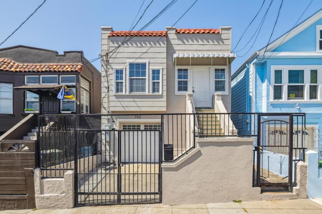 Experience the best of San Francisco living at 722 Naples Street charming home in the heart of the Excelsior that offers space, charm, and flexibility. Upstairs, you'll find three bedrooms and two bathrooms, all complemented by soaring ceilings, abundant natural light, and classic architectural details like elegant moldings. The kitchen features ample cabinet storage, a dining area with access to the backyard, creating a perfect indoor-outdoor flow. The bright living room is the perfect space to unwind, filled with warm light and timeless character. Downstairs offers incredible versatility with a one-bedroom suite, one bathroom, a kitchenette, office space, and a private entrance ideal for extended family, guests, or creative use as a home office or rental. Step outside to a sunny, and spacious backyard ready for your dream garden, entertaining space, or outdoor oasis. The home also includes a one-car garage with automatic opener. Just two blocks from McLaren Park, you will have easy access to miles of hiking trails, dog runs, a serene lake, and more. Plus, you're only a block from public transportation and close to local shopping and amenities. This is a special opportunity to enjoy comfort, charm, and versatility in one of San Franciscos most connected neighborhoods.