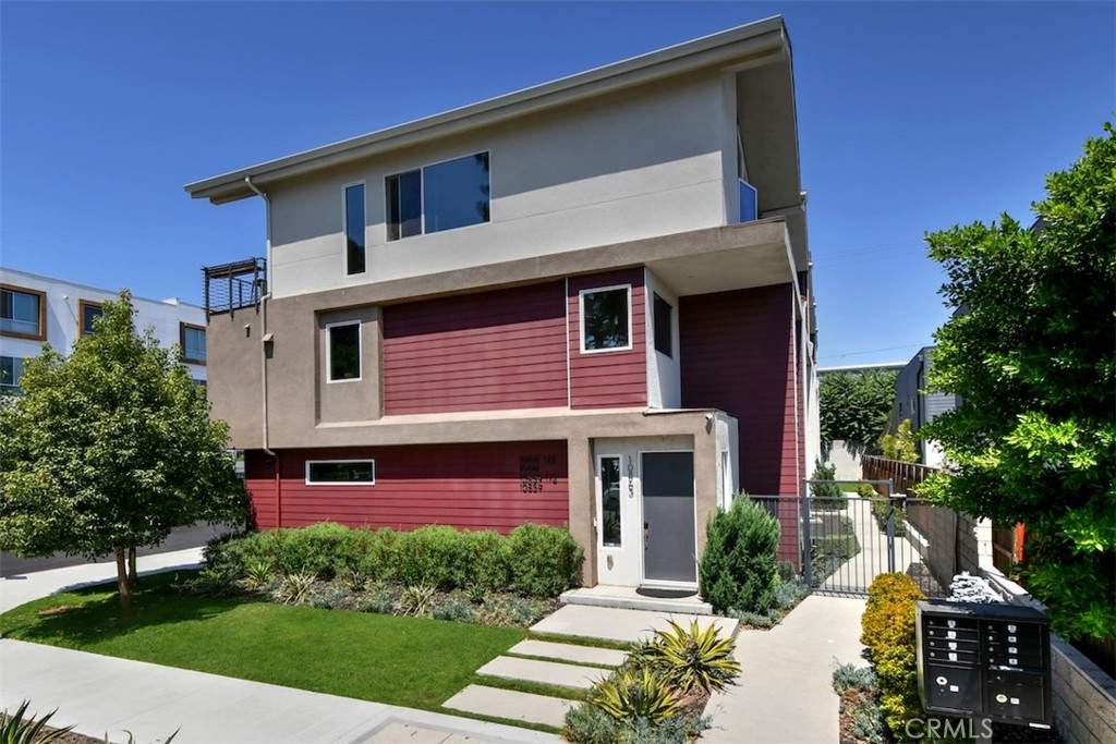 Gorgeous Modern Home in the NOHO Arts District
A brand-new build from 2022, further elevated with premium custom upgrades, this 3-bedroom, 4-bath residence combines modern design with everyday comfort. Soaring ceilings and an open-concept layout fill the home with abundant natural light, creating the perfect setting for both entertaining and working from home.
The entry level features a private guest suite or spacious home office with direct access to the attached 2-car garage with storage. The main living level offers a bright living and dining area, a sleek kitchen with quartz countertops and stainless steel appliances, and a convenient powder bath. Upstairs, you’ll find two ensuite bedrooms along with a laundry closet for modern convenience.
Upgrades include remote-controlled blinds, EV charging capability, custom electrical enhancements, and striking interior lighting. Each bedroom is ensuite with no common walls, ensuring maximum privacy.
For added convenience, the home can be offered furnished with curated designer pieces. A 2–10 year construction warranty provides peace of mind.
Located in a quiet, walkable neighborhood of the vibrant NOHO Arts District, you’re just steps from restaurants, grocery stores, cafés, and boutique shopping. With views from nearly every room, this home delivers the ideal blend of style, comfort, and convenience—move-in ready and waiting for you.