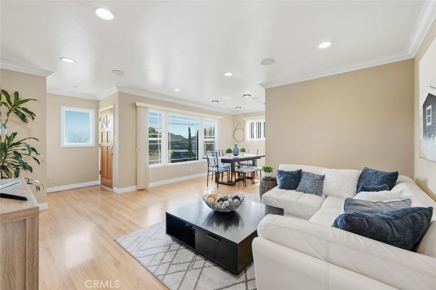 Why does everyone fall in love with Southwood West Torrance? Maybe it’s the ocean breeze that greets you each morning, or the peaceful, tree-lined streets that feel like a hidden pocket of paradise, just over a mile from the beach. This charming, meticulously maintained home has been lovingly cared for by its owners. It radiates character and is gracefully blended with thoughtful upgrades. Inside, sunlight pours through a large front window, illuminating beautiful hardwood floors, elegant crown molding, and recessed lighting. The remodeled kitchen is both stylish and practical, offering abundant cabinetry and storage for all your culinary treasures. The open living and dining areas flow seamlessly, creating a warm and welcoming space to gather, relax, and unwind. The private primary suite includes its own attached bathroom, while the two west-facing bedrooms enjoy gentle afternoon light and share a spacious, remodeled hallway bath. Step outside to an expansive backyard that invites you to slow down, bask in the sun, feel the coastal breeze, plant a garden, or host family and friends for weekend barbecues. A long driveway provides plenty of parking, with room for an RV or boat, and leads to a detached two-car garage. Just over a mile to Redondo beach and The Riviera Village, this sought-after West Torrance location captures the essence of the South Bay lifestyle: morning jogs at the beach, evening bike rides along the sand, exploring local shops at Del Amo mall, and dining at gourmet restaurants. You’re close to award-winning West Torrance schools, beautiful Paradise Park, and the serene trails of Wilderness Park. Whether you’re biking to the Redondo Pier, strolling through The Strand, or savoring coffee at a nearby café, every day here feels like a coastal getaway. This is your chance to own a truly special piece of South Bay living—an inviting, sunlit home where comfort meets charm.