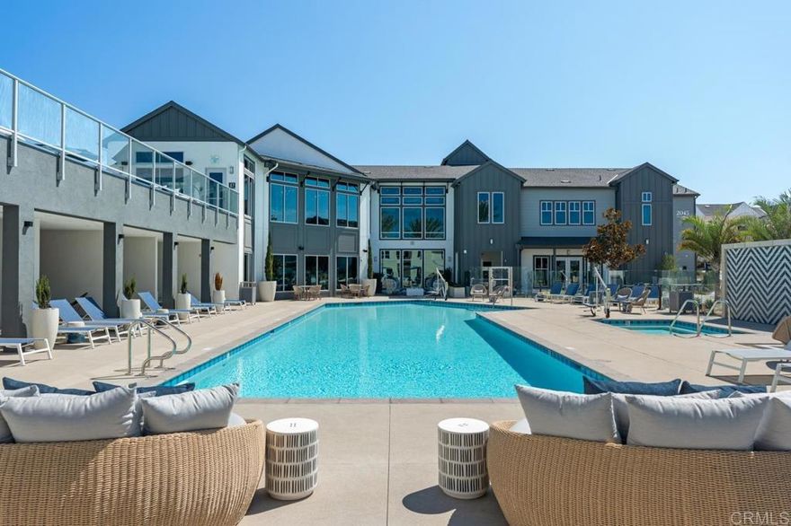 Welcome to Stirling at Cota Vera, a collection of upscale rental townhomes in Chula Vista where space, seclusion and convenience converge. Set across from Central Square Park, these two-story? 1-2 and 3-bedroom homes offer the feel of ownership without the maintenance.  Generous floor plans may include flex rooms, powder rooms or lofts. Interiors showcase quartz countertops, designer cabinets, kitchen islands, stainless appliances and recessed lighting atop wood-look plank flooring. Smart door locks and thermostats, keyless entry, direct-entry garages with EV-charging, in-home washers and dryers and ample storage ensure everyday comfort.  Outside, a resort-style pool and spa, two-story clubhouse with ocean-view terrace, fitness and yoga/spin studios, coworking space and demonstration kitchen anchor a social scene. Residents also enjoy gaming lawns, multiple playgrounds, open fields, a fire pit and pet-friendly perks like a dog park and pet wash. Solar-powered benefits, community-wide Wi-Fi and a location near top-rated schools complete this Otay Ranch address. Close to concerts and farmers markets, stroll to future shops, stretch in the yoga studio, work from the coworking space, or gather around the fire pit.  This community encourages togetherness, whether your day revolves around the pool or exploring the wider Cota Vera neighborhood. At Stirling, you belong to something bigger than your typical townhome community. Experience a lifestyle where privacy, luxury and connection come together in the heart of Otay Ranch at home! Call the Michael or Todd to arrange a tour!