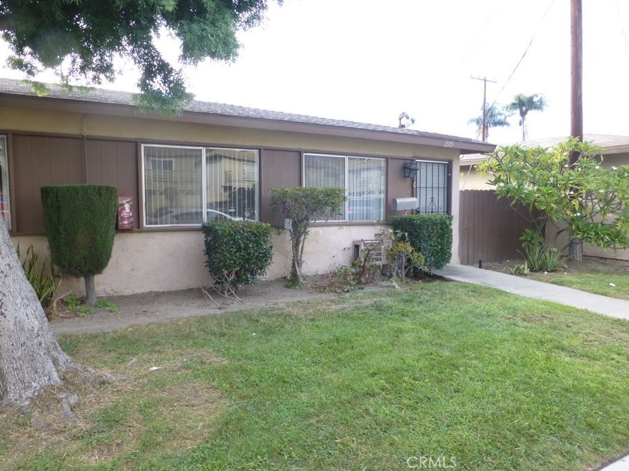Large Single story 2 bedroom 1.75 bath unit with refrigerator, stove, washer and dryer plus 2 wall air conditioners. detached garage . Community pool and greenbelt within a gated condo community. Vinyl planking floor and ceramic tile. Walk-in shower and walk-in closet in primary bedroom. Close to Anaheim Convention Center, Disneyland and Angel Stadium. Public transportation close by. Small pet may be considered. Please submit credit report, W2 or tax returns, bank statements, ytd pay stub and signed application. Minimum FICO score of 625. Gross income 2.0x rent. Call or ask agent for for any questions regarding minimum credit standards/criteria. Apply online at https://apply.link/S18xIOM