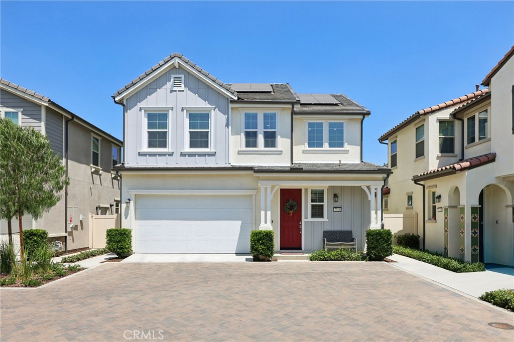 Welcome to The Groves in Whittier! Showcasing the Harmony collection, this beautifully upgraded 3 bedroom + loft, 2.5 bath home blends modern design with comfort and style. Inside find an open-concept layout where the spacious great room flows seamlessly into the kitchen and dining areas—perfect for both everyday living and entertaining.
The kitchen stands out with quartz countertops, a custom backsplash, shaker-style soft close cabinetry, under-cabinet lighting, and GE stainless steel appliances including refrigerator, oven, gas cooktop, dishwasher, microwave, washer, and dryer. A large island anchors the space, creating a natural gathering point for family and friends.
Upstairs, a versatile loft provides flexible space for a home office, media room, or play area. The private owner’s suite offers a spa-inspired bathroom with dual vanities, walk-in shower, and walk-in closet. Secondary bedrooms are well-proportioned and share a full bathroom, while a convenient powder bath is located downstairs for guests.
Upgrades include a Honeywell thermostat, Level Bolt smart lock, camera doorbell, LED lighting, and solar panels. Dual-pane Low-E windows fill the home with natural light while keeping it energy efficient year-round. Fresh interior paint makes this home truly move-in ready.
Living in The Groves means enjoying resort-style amenities including two pools, spa, a state-of-the-art fitness center, Amazon Hub, clubhouse, coworking lounge, coffee bar, dog park, and the scenic Heritage Trail—all within a short distance to new dining and entertainment.
