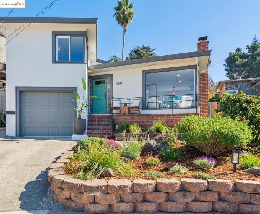 Nestled on a tranquil cul-de-sac, this beautifully updated 2-BR, 2-BA* home offers 1,087 sf of living space on a generous 7171 sf lot. Designed for seamless indoor-outdoor living, the open layout flows to a spacious deck and expansive, level backyard that is perfect for entertaining, gardening, or relaxing.  The thoughtful floor plan provides excellent separation of space: the upper level hosts two comfortable bedrooms and a bathroom, and the main level showcases a renovated kitchen and bathroom with tastefully upgraded finishes, and direct access to the yard and deck. A wide 1-car attached garage with a separate versatile bonus room** adds convenience and flexibility, ideal for storage, a home office, or gym.  Located within a sought-after elementary school district**, this home is surrounded by community amenities. Just blocks away is the Rec Center with year-round programs, after-school activities, & holiday camps, along with Jordan Park’s enclosed play area. Everyday conveniences & local favs include Safeway, CVS, Jamba, Red Boy Pizza, & Sparky’s which are all nearby, & quick freeway access makes commuting a breeze.  A perfect blend of relaxed living, neighborhood charm, and modern convenience.  *Buyer to investigate. Bath count differs. **Buyer to verify school district/avai