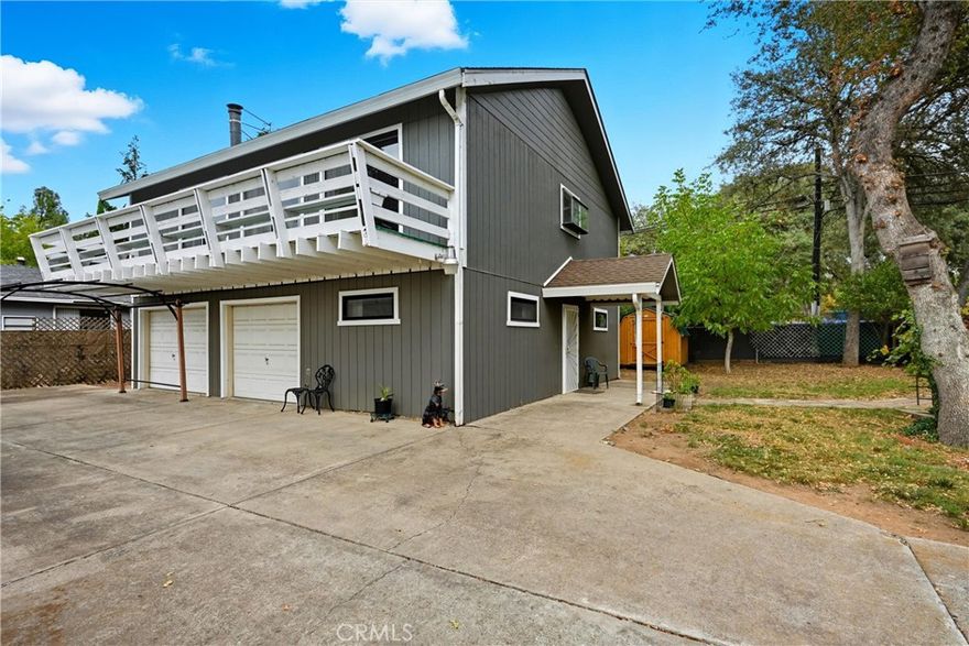 Immaculate two story home located in the Bella Laguna neighborhood of Clearlake. First time in 40+ years this well loved home is on the market by original owners. Nestled on a corner lot, this home is fully fenced and has a security gate for added privacy and offers an abundance of parking options including for your RV & boat. Roof, gutters & exterior paint are all less than 4 years old. An in-law floor plan provides a bedroom and bathroom downstairs with a walk-in shower option. Upstairs is an additional primary ensuite with a full bathroom. The kitchen features a desirable aviary window, warm oak cabinets and sweeping granite countertops that lead seamlessly to your spacious living room for an open concept design. Three sliding glass doors showcase the attached balcony/deck and views of Mt. Konocti where you can sit cozy next to the wood-burning fireplace or sit outside in your own private space entertaining. The property carries optional private beach rights ($300/year) to the Bella Laguna Association where you can access the pier and boat harbor. Within a couple minutes from a nearby public boat launch in Redbud Park, you can enjoy fishing off the pier, tennis courts, a playground or other recreational activities. Quick access to HWY 29 provides easy commuting to St Helena Hospital, Adventist or Tribal Health combined with convenience of nearby shopping and restaurants. This home is ready for the next owners to shower it with the love again.