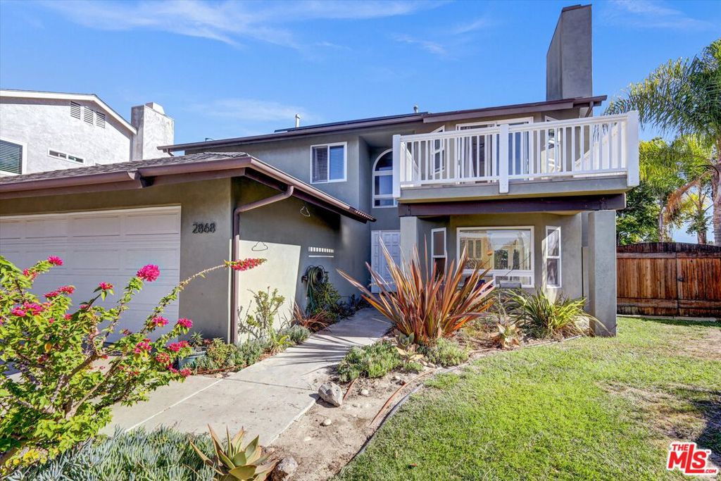 Tucked on a quiet cul-de-sac, this light-filled home blends comfort and function. A wide driveway welcomes you to an open, fantastic floor plan with travertine floors, recessed lighting, and abundant built-in cabinetry for effortless storage. The kitchen opens to the living area with a breakfast bar great for everyday dining or entertaining. Sitting on a large lot, the property offers storage areas on both sides of the home and an expansive backyard with room to relax, play, or garden. Close to shopping, parks, beaches, and freeway access.