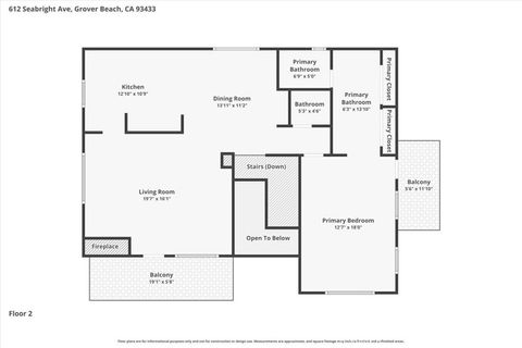 Tiny photo for 612 Seabright Ave, Grover Beach, CA 93433 (MLS # SC26090486)
