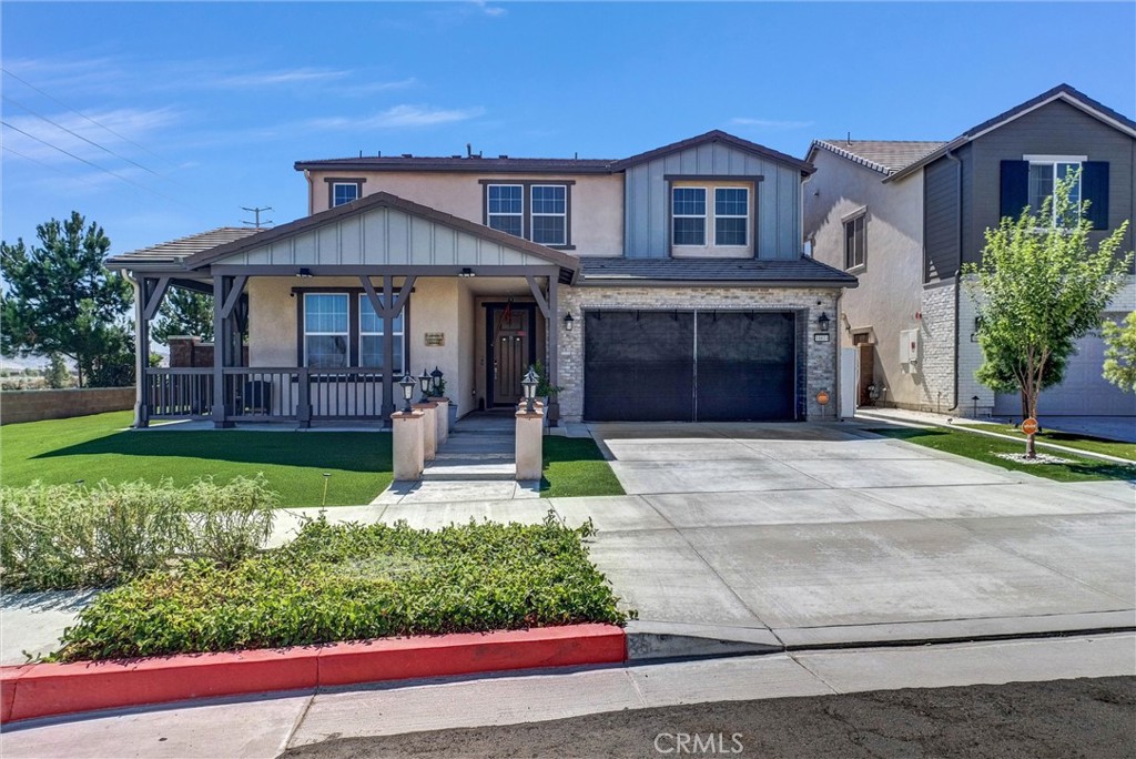 Welcome to your bright and expansive dream home in the heart of Chino. This almost brand-new, beautifully maintained 5-bedroom, 4.5-bathroom residence offers the perfect blend of luxury, comfort, and sustainability—boasting 3,346 sq ft of thoughtfully designed living space.
Freshly painted on the exterior and featuring fully paid-off solar panels, this energy-efficient home is truly turnkey and move-in ready. Soaring high ceilings on both the first and second floors create an open and airy ambiance throughout.
Step inside to a bright, flowing layout that leads you to a gourmet kitchen—a chef’s dream featuring quartz countertops, walk-in Pantry, an oversized island, brand-new stainless steel appliances, dual ovens, a butler’s pantry, and ample cabinetry. For added convenience, a custom second kitchen in the garage helps keep your main kitchen pristine during prep or entertaining.
The multi-generational suite on the lower level is ideal for extended family, guests, or a private office. Upstairs, enjoy generously sized bedrooms, beautifully finished bathrooms, and abundant natural light. The epoxy-finished 2-car garage includes built-in cabinetry, a water softener system, and an electric car charger—adding comfort and convenience to your daily routine.
Both the front and backyards are fully landscaped with low-maintenance turf, giving the home a clean, polished look while helping you save on water bills. Located in a highly desirable Chino neighborhood, you’ll enjoy close proximity to top-rated schools, parks, shopping centers, and restaurants, along with easy access to the 15, 91, and 71 freeways.
With low HOA fees, extensive upgrades, and the peace of mind of paid-off solar, this home is a true gem.
Don’t miss this opportunity—schedule your private tour today and discover all the features and thoughtful touches this exceptional home has to offer.