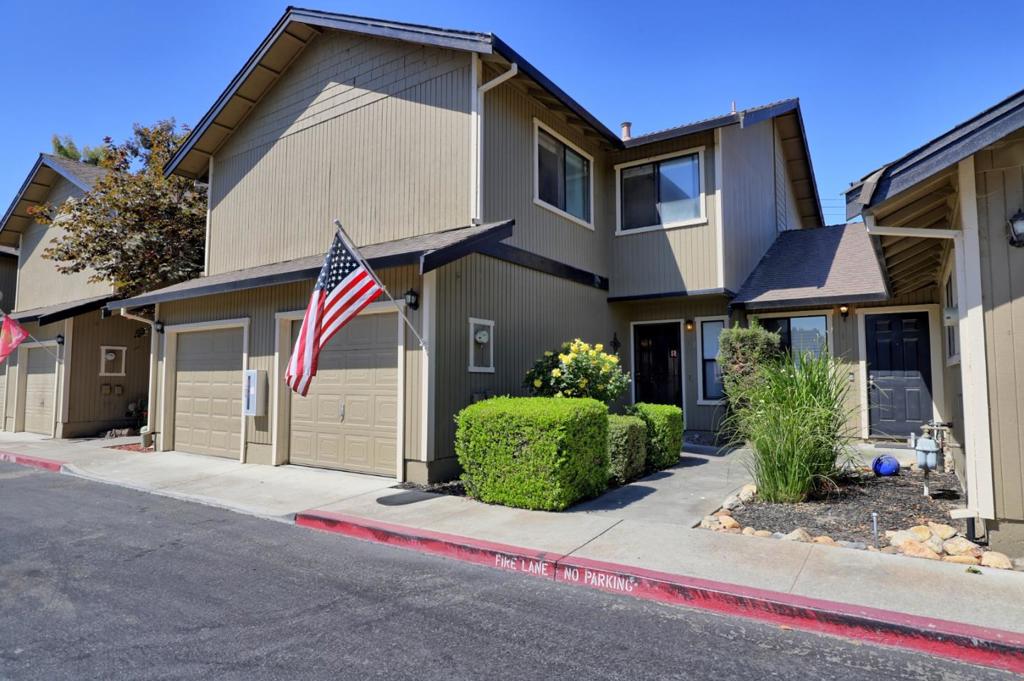 Welcome to this charming home situated in the heart of Hollister, offering a comfortable and functional living space. This residence features three bedrooms, Two and a half bathrooms. Half bath on ground floor. The kitchen is well-equipped with modern amenities such as granite countertops, a dishwasher, microwave, gas oven range, garbage disposal, and refrigerator, making it ideal for culinary enthusiasts. Flooring throughout the home includes carpet, laminate, and tile, providing a diverse and stylish foundation for each room. Additional amenities include a security gate and skylight, enhancing both safety and natural light throughout the space. Laundry is located in the garage. Walking distance to Hollister High School. Easy access to hwy 156 and hwy 25. Don't miss the opportunity to own this delightful Hollister home!