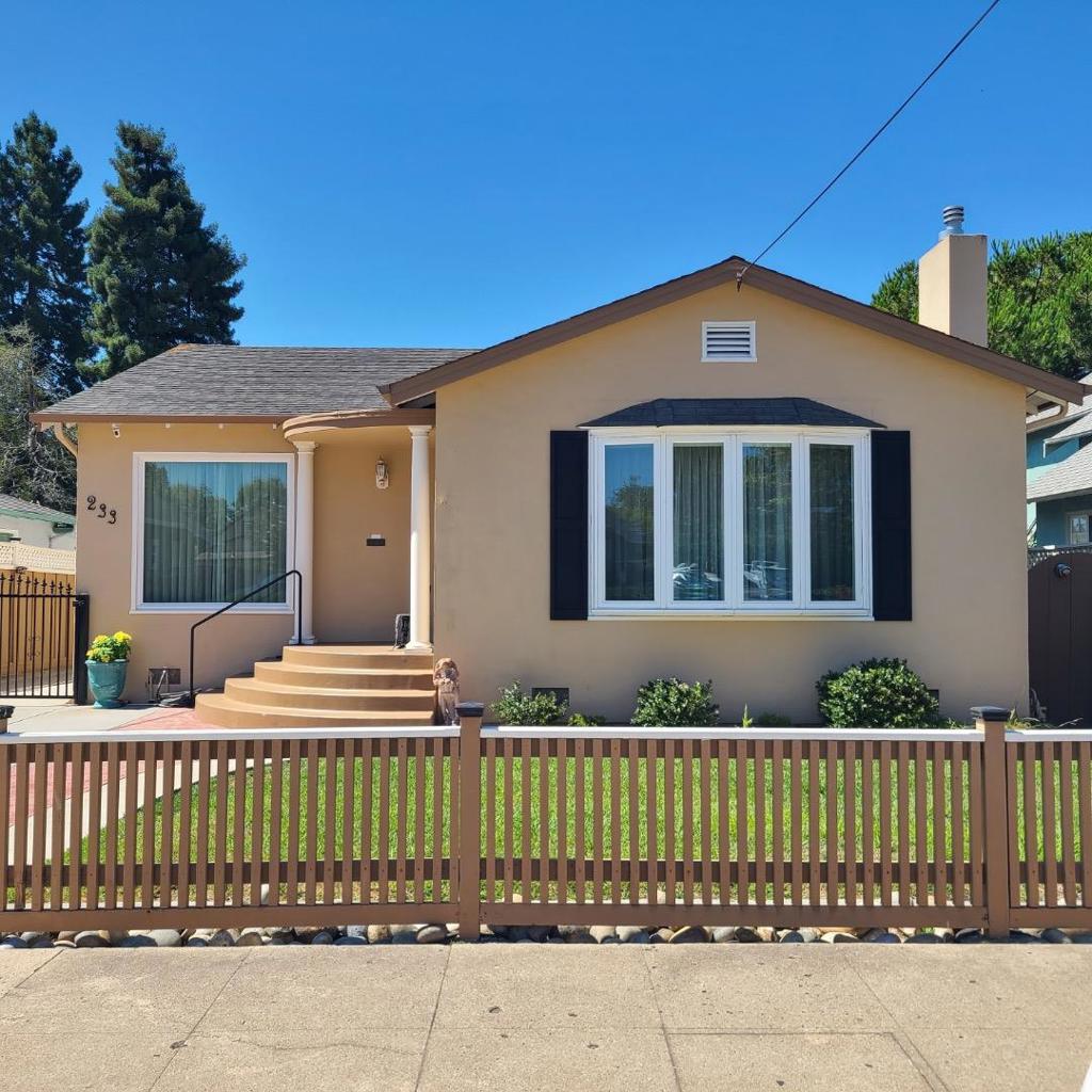 Welcome to this charming Santa Cruz home, offering a spacious layout with a total of 2,382 square feet. This property features three bedrooms and two full bathrooms, perfect for comfortable living. The kitchen is thoughtfully designed, providing ample space for meal preparation and entertaining. The home boasts beautiful hardwood and tile flooring throughout, adding elegance to each room. Cozy up by the fireplace during cooler evenings, creating a warm and inviting atmosphere. Back yard has plenty of space for entertaining friends and family the back yard has lots of Fruit trees palm trees and gorgeous birds of paradise . Also a art studio Additional amenities include a delightful bay window, enhancing the home's natural light, and providing a lovely view. The property also includes existing structures such as a cabana and a shed, offering versatile spaces for storage or leisure activities. The home is located within the Santa Cruz City Elementary School District. With two garage spaces, parking and storage are convenient and plentiful. This property is an ideal blend of comfort, style, and practicality in the heart of Santa Cruz.