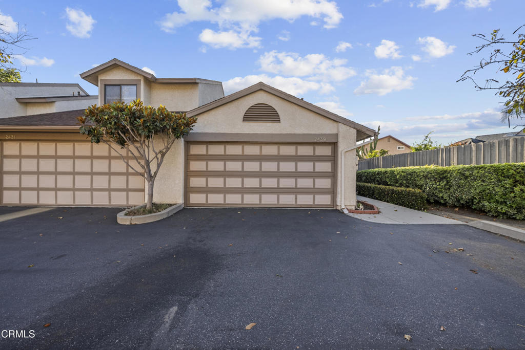 Welcome to 2439 Chippewa Lane, nestled in the desirable Paseo Del Mar community of West Ventura! This 2-bedroom, 1.5-bath townhouse features both central air conditioning and heating--a rare and valuable upgrade for year-round comfort. The first floor features a cozy fireplace in the living room, which flows into the dining area. You'll also find the kitchen, a half bathroom, and direct access to the attached 2-car garage. Upstairs, two spacious bedrooms are filled with natural light, complemented by a full bathroom. Step outside to enjoy your private backyard patio--ideal for morning coffee or evening gatherings--with a back gate that opens to additional parking. Enjoy the ease of community living with access to a pool, spa, and tot lot, while the HOA covers water, trash, sewer, hazard insurance, and common area maintenance. With close proximity to Ventura's beaches, schools, shopping, dining, and quick access to the 101 freeway, this home is perfect for first-time buyers, downsizers, or anyone seeking a low-maintenance coastal lifestyle.