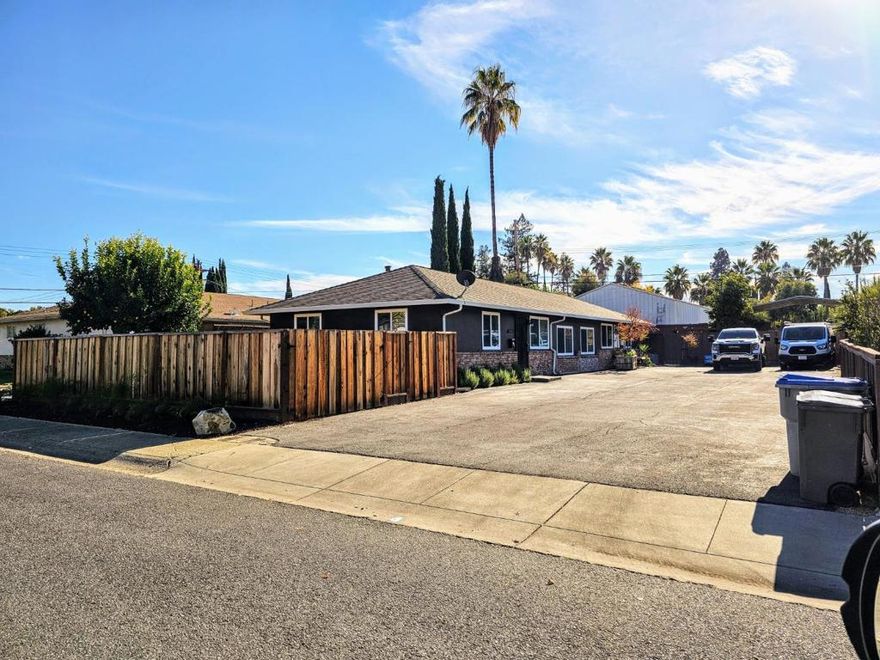 Rarely available and remodeled, this NO MAINTENANCE Santana Rowarea duplex features two spacious 3-bedroom units, each with large private yards, offering a blend of comfort, style, and location, thoughtfully updated for modern living and long-term quality. Both units showcase waterproof plank laminate flooring and gourmet kitchens with white shaker cabinetry, solid maple butcher-block countertops, and stainless steel appliances. Each unit includes laundry rooms, a new tankless water heater, and oversized heating and cooling systems. Infrastructure improvements include new electrical main panels, dual-pane windows, a newer roof, and new fencing. New concrete patios open to generous, private yards. The property also offers extensive secure off-street parking and is equipped with Tesla EV charging.  Enjoy unmatched convenience just moments from Santana Row and Westfield Valley Fair, with world-class dining, shopping, and entertainment nearby. Commuting is effortless with close proximity to Apple and major Silicon Valley employers. Tucked away in a hyper-quiet, low-traffic neighborhood, this duplex delivers rare privacy while remaining close to everything. A unique opportunity to own a prime Silicon Valley duplex with space, upgrades, and an unbeatable location.