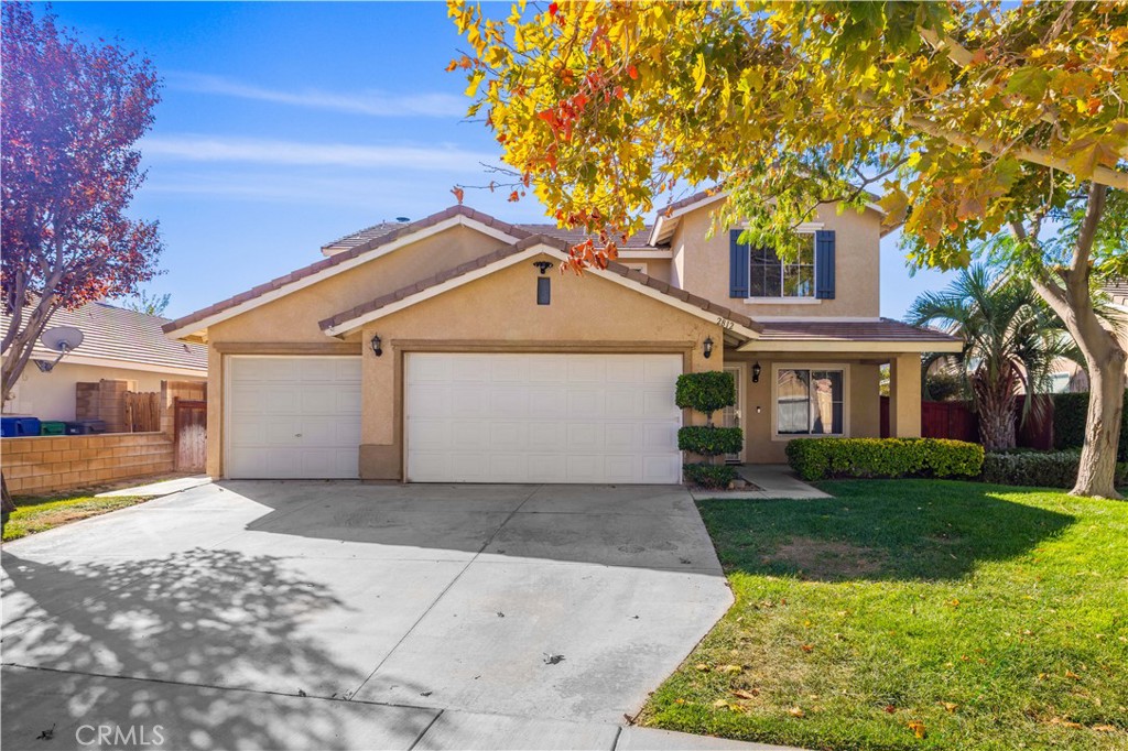 Spacious and inviting move-in ready home in a quiet Antelope Valley neighborhood! Enjoy a bright, open floor plan with a large loft that could be converted to a 5th bedroom, Home office or media room. Enjoy new flooring upstairs and in the downstairs bedroom, new ceiling fans, plus a fresh coat of paint throughout. The kitchen features all-new appliances—including the refrigerator.  The washer and dryer also stay! HVAC system is only a few years old for added comfort and efficiency. Backyard includes a shed/workshop with electricity—perfect for storage or projects. Original owners have taken great care of this home. Conveniently located near schools, shopping, and freeway access. Don’t miss your opportunity to own this beautifully maintained Lancaster home!