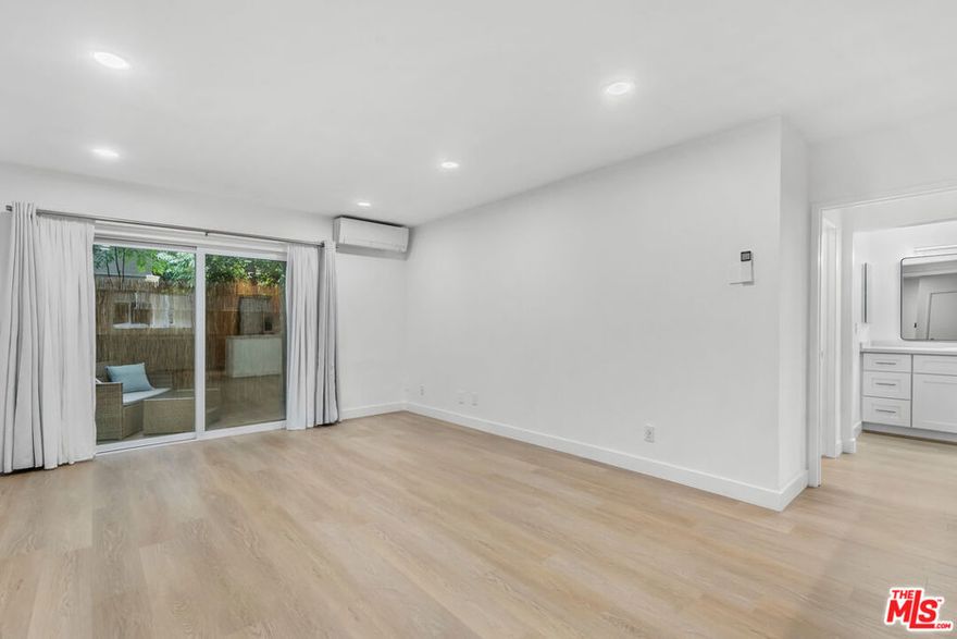 Welcome to this beautifully remodeled one-bedroom condo on Cynthia Street in West Hollywood's sought-after Norma Triangle neighborhood. This open floorplan West Hollywood unit features a complete renovation with smoothed interior walls, new recessed lighting, and newer double-pane windows throughout. The updated kitchen boasts new countertops and modern stainless steel finishes, while the bathroom includes a new sink and contemporary touches. You'll love the generous walk-in closet and the convenience of in-unit washer and dryer hookups. A large private balcony comes with an outdoor patio set. This West Hollywood condo is located in a secure building with amenities including a sparkling pool, fitness center/gym, and gated underground parking garage with your own assigned parking space. Gas, water, and trash removal are all included in the rent. The Norma Triangle location truly can't be beat, just two blocks south of Sunset Boulevard and east of Doheny Drive near Beverly Hills, you're moments from the iconic Sunset Strip, luxury shopping, and award-winning restaurants. West Hollywood Park, featuring a dog park, tennis and basketball courts, and an aquatic center, is nearby, along with the West Hollywood Library, Pacific Design Center, and Cedars-Sinai Medical Center. World-class dining, nightlife, and entertainment venues are all at your doorstep in one of Los Angeles' most walkable neighborhoods. Available for lease now. The same day showing requests are welcome!