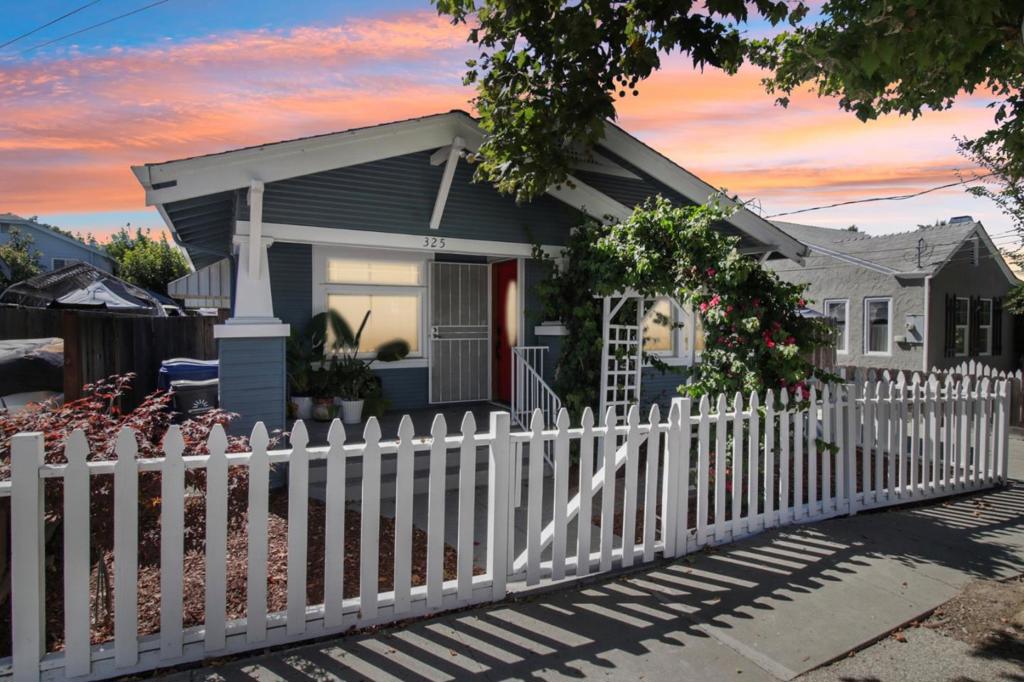 Nestled in the heart of San Joses sought-after Burbank neighborhood, this thoughtfully updated home offers the perfect balance of comfort and convenience. The front porch welcomes you into an inviting living room, complete with elegant flooring that flows into the the spacious kitchen. Just off the dining area, a versatile sunroom offers the perfect spot for a home office, playroom, or creative space. Both bedrooms serve as a cozy retreat, with an updated bathroom shared between the two. Step outside into your own oasis framed by greenery, providing beauty and privacy for relaxation and entertaining. Car enthusiasts will love the detached, newly built garage with epoxy flooring, a dream workshop that might make you think twice about converting into an ADU. More recent updates since 2020 include: added air conditioning, a complete kitchen remodel with new appliances, copper plumbing, updated bathroom, new water heater, multiple replaced windows, recessed lighting, and backyard landscaping/hardscaping improvements. Located just minutes from Downtown San Jose, Willow Glen, Campbell, The Pruneyard, Santana Row, and Valley Fair, with quick access to major commute routes and top tech employers, this home combines modern comfort with unbeatable convenience.