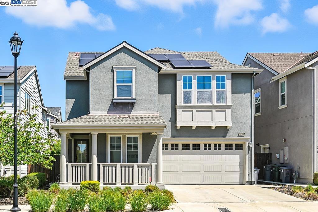 Welcome home to this rare gem in Dublin’s sought-after Jordan Ranch community—where style, space, and smart living come together. Lightly lived in and beautifully maintained, this home features seller-owned solar and modern upgrades throughout. The main level offers a bright open layout with a spacious living and dining area, a chef’s kitchen with a large island, a dedicated office, and a stylish powder room. Upstairs, you’ll find a versatile loft, two secondary bedrooms—one with its own ensuite bath—a hallway bath, and a convenient laundry room. The expansive primary suite is a private retreat with a spa-like bath, soaking tub, walk-in shower, dual vanities, and two generous walk-in closets. Just steps from top-rated Cottonwood Creek School and Fallon Sports Park, and minutes from shopping, dining, The Wave, and more—this is the lifestyle you’ve been waiting for. Come take a look and make it yours.