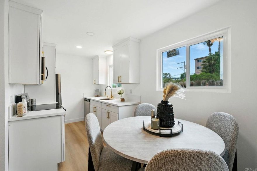 Stylish Ground-Floor Condo in the Heart of San Diego – Turnkey & Affordable!  Why rent when you can own in one of San Diego’s most central and connected neighborhoods? This beautifully updated 1-bedroom, 1-bath condo is the perfect starter home or investment opportunity—offering modern style, unbeatable value, and a location that puts the best of the city right at your doorstep.  Located in a gated community with secure entry, this ground-level unit features: Brand-new flooring and fresh paint throughout A bright, open layout with plenty of natural sunlight A stylish kitchen with modern cabinets, gas stove, and built-in microwave Assigned off-street parking Low HOA dues to keep your monthly costs down  Whether you're commuting to SDSU, working downtown, or enjoying nightlife in North Park, you're just minutes away—with quick access to public transit, shopping, schools, and major freeways (I-805, I-15, I-8).  This is one of the most affordable move-in ready condos in San Diego—and it's ready for its next owner. Perfect for first-time buyers, students, or savvy investors.  Don’t wait—schedule a tour today and make this home yours before someone else does.
