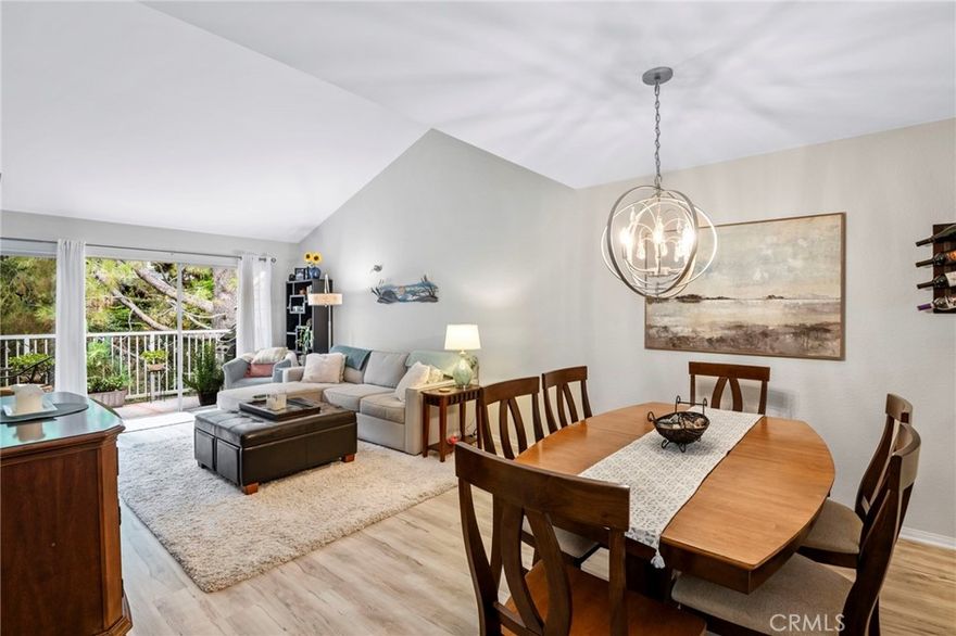 Welcome home to this bright and spacious 2-bedroom sanctuary in the Harbor Gate community! With soaring vaulted ceilings and no one above you, this 1,085 sq. ft. home feels open, airy, and much larger than its size.

Step outside your windows and enjoy a truly peaceful setting—lush greenery surrounds you, while the sound of streams and waterfalls creates a mountain-like escape right in the heart of the city.

The kitchen comes fully equipped with a GE stainless gas range, microwave, and dishwasher—perfect for home chefs. On chilly evenings, curl up by the cozy fireplace, then retreat to the oversized primary suite with its own vaulted ceilings and serene views of nature. You’ll love the abundance of storage: a full wall of closets, a second closet, plus even more tucked away in your bedroom. The adjoining bath features dual sinks, a tub/shower with glass doors, and plenty of cabinet space.

The second bedroom is generously sized with its own ample closet space—ideal for guests, a home office, or both! Just a quick elevator ride takes you to your two side-by-side parking spaces in the secure garage.

The community itself offers wonderful amenities, including a sparkling pool and spa, plus peace of mind with secured entry. You’ll also enjoy unbeatable convenience—close to shopping, dining, schools, transit, and easy freeway and bridge access.

Recent renovations (already paid for by the seller) make this home even more attractive. FHA and VA approved, this Harbor Gate gem is truly move-in ready.