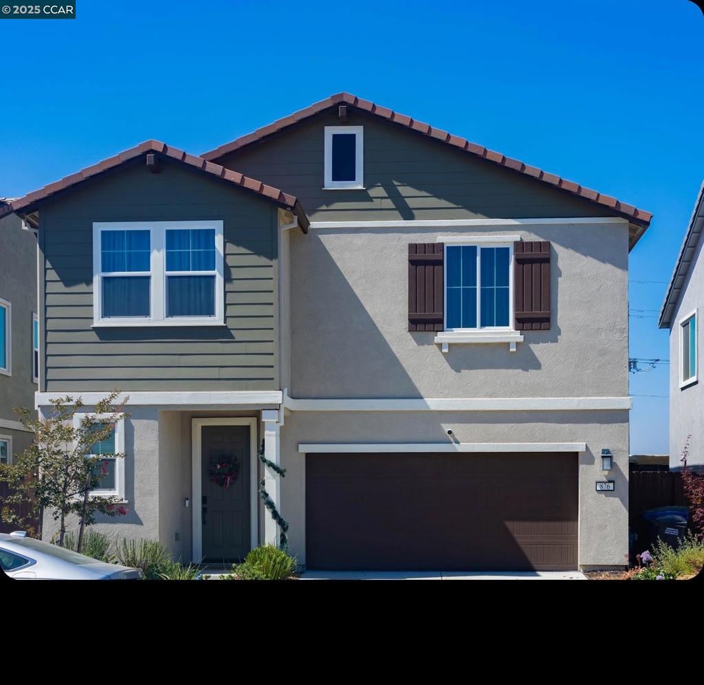 Priced to sell! Seller is offering one year's HOA payment not exceeding $1,500 Seller is also open to offering some credit back towards closing cost or to buy down interest rate. This beautiful 4 bedroom, 2.5 bath awaits it's next owner. Home is located in a gated community off highway 4/ Main Street Oakley and is only 3 years young. Entry into the home features an open floor plan, a half bathroom, laminate easy to maintain flooring, great room, breakfast nook and kitchen with granite countertop, stainless steal appliances and a lovely side pantry. Upper floor has 4 bedrooms, 2 full bathrooms and a loft. Backyard has some lovely fruit trees, whilst the front yard is landscapped with low maintenance. House is also equiped with owned solar panels, keyless entry and a vivint security camera. This house needs to be viewed to be appreciated! Seller is willing to include appliances (Fridge/Freezer, Washer/Dryer, large screen TVs) with house at a negotiable price. Make an offer!