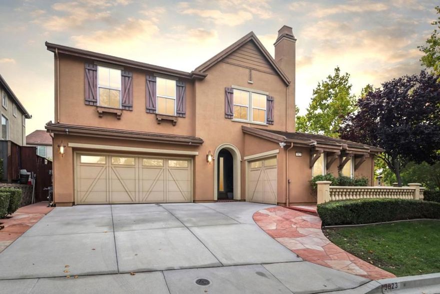 Welcome to your dream home in the heart of Evergreen! This stunning 3,628 sqft residence sits on a 7,189 sqft corner lot and offers 5 bedrooms and 3 full baths, with one of each downstairs. The gourmet kitchen is a chefs dream, featuring a GE Monogram built-in refrigerator, a 6-burner range with griddle and dual ovens, abundant counter space, an island with sink and a walk-in pantry. In addition to the living/dinging combo, a separate family room with a second cozy fireplace provides the perfect place to relax and entertain. Beautiful solid wood flooring enhances the main living areas. The primary suite includes a large private retreat, while the large loft offers flexible space for work or play. Additional highlights include dual-zone heating and cooling, upstairs laundry, wrought iron staircase, 240V EV charging hookup, 3-car garage, owned solar system with brand-new inverter, and fruit trees for year-round enjoyment. The home enjoys proximity to greenbelts, walking trails, and a family-friendly neighborhood atmosphere and a stroll to the weekly farmers market, Evergreen Village Square shops, and the nearby library. Conveniently located within walking distance to top-rated elementary, middle and high schools. Come and fall in love with this exceptional Evergreen gem!