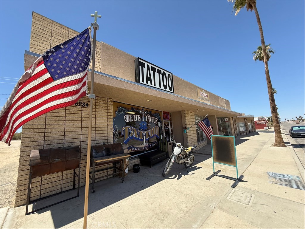 Excellent investment opportunity in the heart of downtown Twentynine Palms! This well-located commercial property features three units, with two long-term tenants in place and one currently vacant—ideal for an owner-user or investor. Included in the sale is an additional lot located directly behind the building, offering potential for expansion or additional parking. Convenient parking is available both behind the building and along Adobe Road. Located just minutes from the entrance to Joshua Tree National Park and the Marine Corps Air Ground Combat Center, this property benefits from strong traffic and consistent demand. Don’t miss out on this versatile income-producing asset!