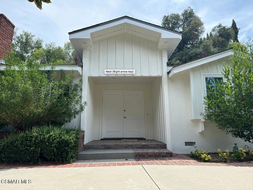 Completely remodeled, clean and ready for immediate move in. Gated property with circular drive way and 2 car garage. Hardwood floors throughout majority of the home. Layout consists of huge master suite upstairs with luxurious bathroom and enormous walk in closet + bonus space for exercise room or home office/nursery. Downstairs are 4 bedrooms + a den. Remodeled kitchen with tons of storage space and cabinetry. Living room with fireplace. Back yard includes a real wood barbecue. Gardener services included. Well behaved pets will be considered with increased deposit. Available immediately.