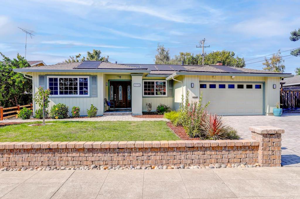 Nestled in the highly sought-after Cupertino School District, 2931 Mauricia Ave is a bright & spacious 4 bedroom, 2 bathroom single-story home that has been recently updated. The formal living area is generously sized & complemented by a dedicated dining room. The family room is connected to a newly renovated kitchen. The kitchen features sleek quartz countertops, a peninsula countertop, providing space for an eat-in kitchen experience. It also boasts a stainless steel undermount sink, stainless steel appliances, dedicated pantry, & sky light. The kitchen & family room overlook the backyard with a beautiful pool and new trek composite deck. The master suite is oversized with plenty of room for a king bed. It also has two large closets, built-in vanity & sliding glass door leading out to the backyard. Additional features include new SPC flooring throughout home, recessed lighting, dual pane windows, new interior paint, attached 2-car garage with automatic remotes, HVAC with Nest thermostat & solar heating for the pool.Home is in a centrally located Santa Clara neighborhood, close to Maywood Park, Santana Row, and Apple Headquarters. With its move-in ready status & prime location in the Cupertino School District, this property offers an exceptional lifestyle opportunity.