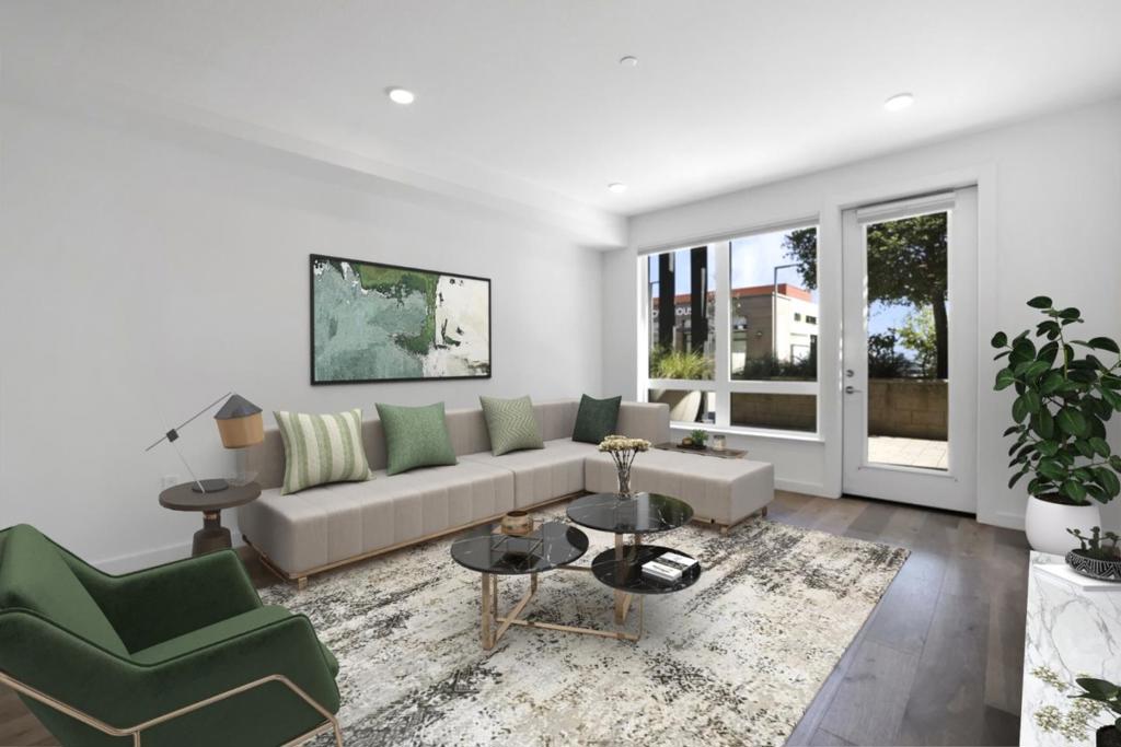 Located in the heart of Belmont, this meticulously crafted unit in The Ashton offers a seamless blend of elegance and functionality across its expansive 1,770 square feet of living space. Freshly painted interiors, large kitchen island and LG smart fridge. Convenience is paramount with two garage parking spaces plus A/C and heating available. Amenities include fitness center, courtyard with outdoor BBQ grill, fire pit and walking trail. Situated next to Bel Mateo Plaza & Belmont Plaza. Close to Central & Nesbit Elementary school, this residence epitomizes urban living at its finest. Easy access to 101.