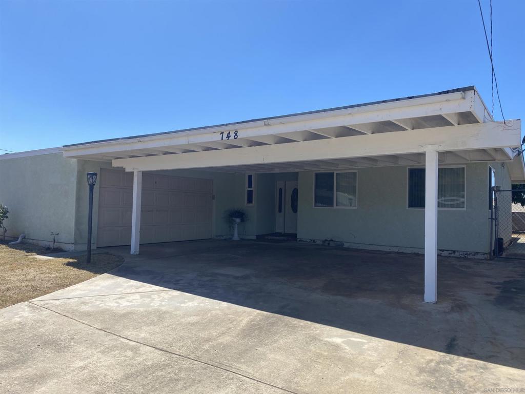 Timeless Value in this affordable Mid Century Modern Single level Home in Granite Hills. No additions needed except your own personal touches. Large Living and Bonus Rooms. Large Drive way with Carport. Newer Windows. Central Heating and Air. Newer dishwasher and stove. Master bath with walk in shower. Mature fruit bearing Lemon and Grapefruit trees. Near shopping, restaurants.