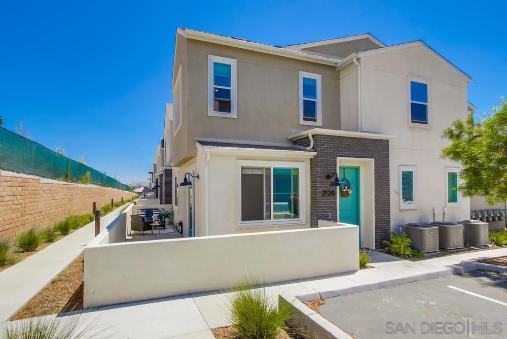 Modern 4BR/3BA Corner Townhome – Built 2022 in Cota Vera! Beautiful 1,758 sq. ft., 2-story corner-unit townhome loaded with upgrades and perfectly located in the sought-after Bluestone community at Cota Vera Highlights: 4 Bedrooms / 3 Bathrooms Corner unit with private back patio, no neighbor in the back or on the side. Paid Solar panels & whole-home water filtration system Tankless water heater & hot water recirculation in kitchen+primary bath. Custom blinds, dimmer lights & light sensors throughout Upgraded electrical & extra garage storage space 2-car garage + 4 guest parking spots right next to the home Steps from Town Square shops, dining & weekly farmers market Community amenities: pool, dog parks, playground, amphitheater & more Easy access to CA-125, Otay River Valley & Otay Lakes Buyers the preferred lender is offering 2/1 buydown.