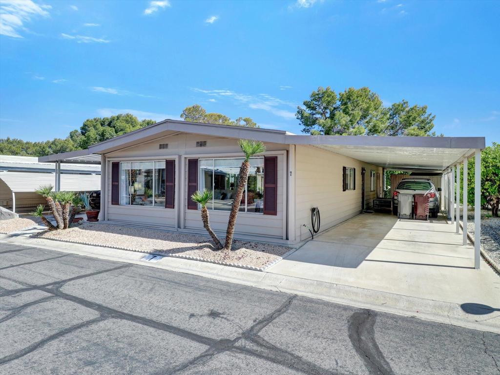 Back on market! One of the largest homes in the community and among the lowest price-per-sq-ft--this beautifully maintained 1,680 Sq Ft triple-wide sits in the desirable 55+ Indian Springs Mobile Home Park. Premier Palm Desert location just minutes to dining, shopping, and galleries on El Paseo. The light-filled open floor plan features generously sized living and dining areas--ideal for entertaining--plus a well-appointed kitchen with ample storage and counter space. The 2 bed / 2 bath layout includes a spacious primary suite with an oversized ensuite bath for comfort and privacy. Impeccably clean, well kept, and move-in ready. A rare combination of size, value, and location--schedule your showing today!