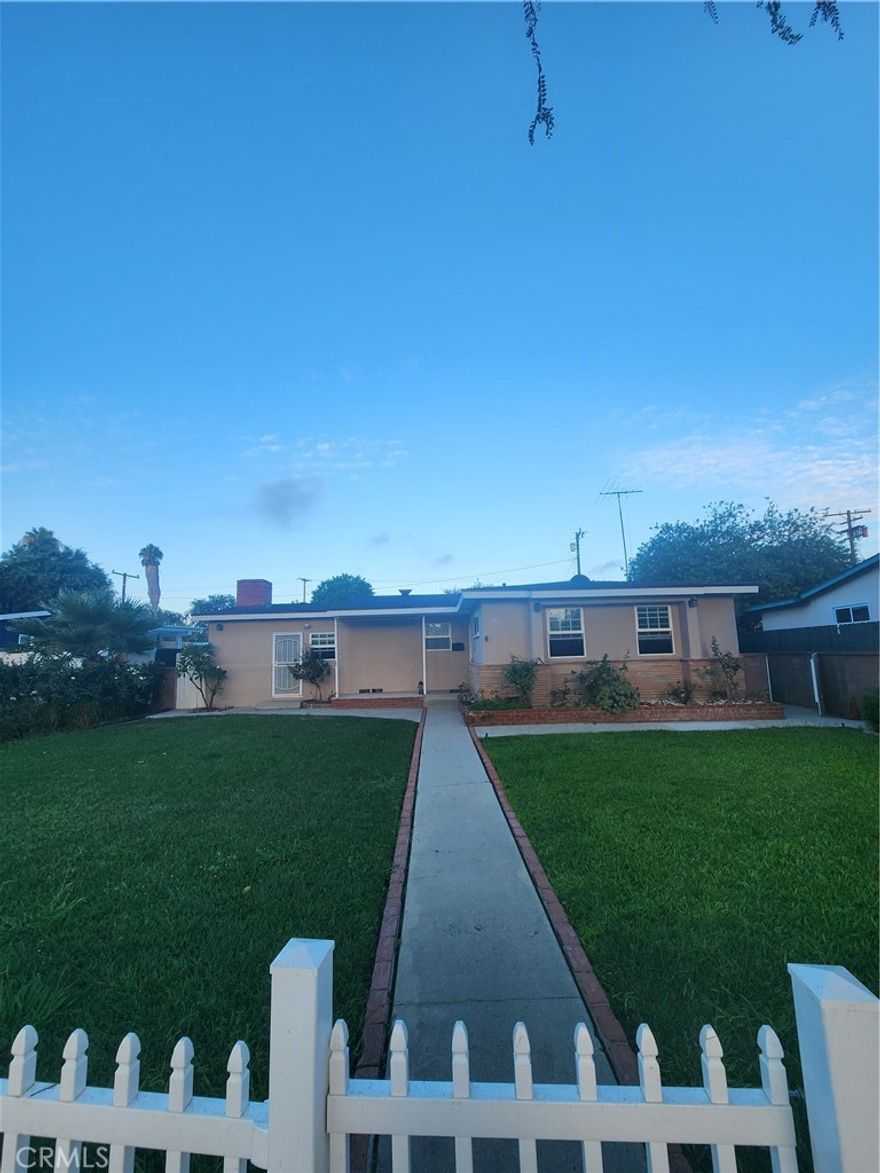 ************************Upgraded & Well maintenance Single Family Residence***********Easy to convert 4th bedroom, Separated LR, Dining room & Family room. New roof, newer dual pane window, new garage door from back isle, newer wall AC, finished Fumigation, new updated Kitchen with Quartz counter top & Backflash, Updated Bathroom, Newer painting, Laminate & Tile Flooring, Newer Dishwasher & Microwave with hood. Spacious  room & open concept. Access all side the house & direct access backyard & garage. Large front yard with sprinkler with newer fence. Convenient location to FW, School, Market, Restaurant, Church, park etc.