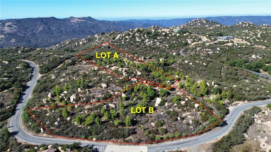 LOT B .... 4.61 Acres of Prime Land in La Cresta, Riverside County — where luxury meets tranquility. Lot A is also being sold for a total of $300,000! Can be purchased separately. This stunning 4.61-acre parcel offers the perfect canvas to build your dream home surrounded by nature, privacy, and breathtaking views. Located between Via Ranchero and Calle Parama, this lot is nestled among multi-million-dollar ranches in a serene and scenic community. With only a few neighbors nearby, you’ll enjoy the peaceful sanctuary of the Cleveland National Forest, yet remain just minutes from city conveniences. Only 20 minutes from the I-15 Freeway, and close to shopping, award-winning schools, Temecula’s world-renowned wineries, and Pechanga Casino, this location combines the best of both worlds — rural charm and modern accessibility. La Cresta is an up-and-coming area steadily transforming into one of Riverside County’s most desirable and affluent communities. Whether you envision an elegant estate, a family ranch, or a peaceful weekend retreat, this property offers endless possibilities.