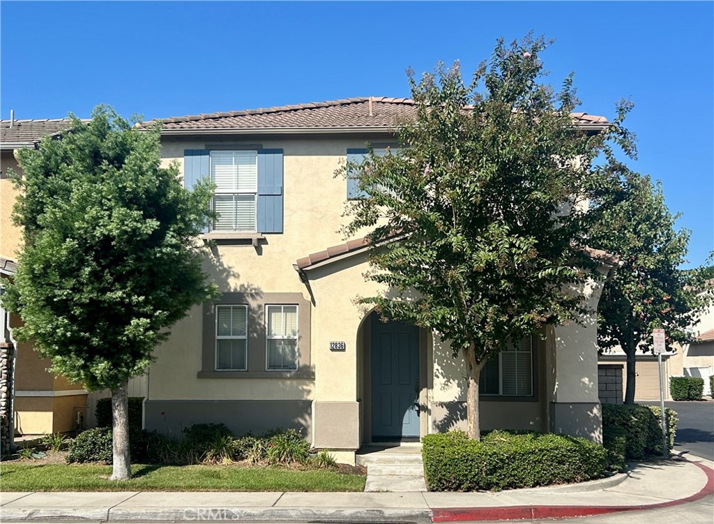 For Lease in Chino: Light and bright 3 bedroom 2.5 bath home in newer Cypress Creek community. Downstairs you'll find a living room with a fireplace, a sunny kitchen, laundry room, and a large dining area. All the bedrooms are upstairs, including a roomy primary bedroom with a full bath. The other 2 bedrooms share a Jack and Jill bath. Easy care tile and wood laminate flooring throughout. This home has a prime corner lot location, a private back yard, and a detached 2 car garage. The association maintains the front yard. Use of the pool, spa, BBQ area, and tot lot are included. Close to shopping center and award winning Chino Unified schools. Owner prefers no pets please. Available Now!