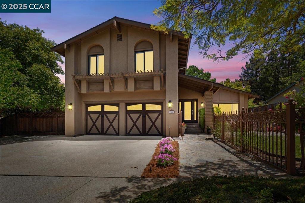 FOR SALE OR TRADE! Top-Rated Schools! Welcome to Morello Manor, where this beautifully updated 4-bedroom, 3-bath home sits on a spacious quarter-acre lot with rare side access for your boat, RV, or more. A gated entry and stamped concrete pathway lead to a charming courtyard framed by flower beds and trees, setting the tone for what’s inside. Soaring vaulted ceilings and fresh interior paint brighten the open-concept living and dining areas, while the remodeled U-shaped kitchen offers granite counters, stainless steel appliances, a breakfast bar, and a cozy nook overlooking the backyard. A versatile bonus room, complete with fireplace, walk-in closet, and French doors, can serve as a 5th bedroom, private office, or retreat. Upstairs, the primary suite delivers high ceilings, a private sitting area, dual mirrored closets, an updated bath with new dual vanities, and a balcony with garden views. The backyard is an entertainer’s dream: multi-level retreats, built-in BBQ island, decorative fountain, and stamped concrete create a stunning outdoor setting. New hardwood floors, pipes, dual-pane soundproof windows, and modern tile finishes, this home offers peace of mind. HWY 4 & 680, and hiking trails are just minutes away—making this the perfect blend of comfort and style.