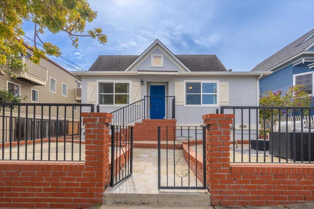 This unique property offers incredible flexibility and opportunity, featuring 2 separate homes on a single lot. Perfect for multi-generational living, investment purposes, or rental potential, this property offers the best of both worlds. The main home boasts 3 spacious bedrooms and 2 bathrooms with approx. 1400 sf, with a large living room with fireplace and dining area that flows effortlessly into a well-appointed kitchen with a laundry room nearby. It has tile floors throughout for easy care. There is some front yard space available to relax and enjoy the sunny location. The second home provides 3 bdrms & 2 baths with approx.. 1600 sf whether you choose to use it as a guest house, rental unit, or private residence, it offers its own private living space and amenities for comfort and convenience. New Carpet installed 6/30/25 in unit B. Both homes enjoy a shared lot with ample outdoor space, including, parking spaces, etc. ensuring plenty of room for everyone. Located in a desirable neighborhood, close to Downtown, schools, parks, shopping, and the wharf. This property offers versatility, potential, and convenience. A rare find!