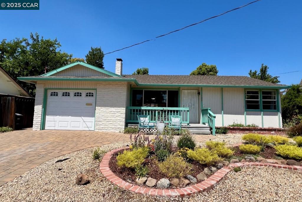 Charming two-bedroom home in desirable 55+ community! Welcome to this delightful 2 bedroom 2 bathroom home located in a quiet cul-de-sac within a sought after 55+ community. Enjoy the convenience of a 2 car driveway, 1 car garage and a spacious layout designed for comfort and ease. The home features an enclosed back porch perfect for relaxing, along with a beautiful garden with raised beds for your green thumb. Both the front and back spaces offer lovely outdoor areas to enjoy. Ideally situated near shopping, the freeway, and a golf course. This location offers the perfect blend of convenience and leisure. Community amenities include a sparkling swimming pool, clubhouse, game room, and a shuffleboard court. Everything you need for an active and social lifestyle. Don't miss this opportunity to live in a peaceful, well maintained neighborhood with everything you need at your fingertips!