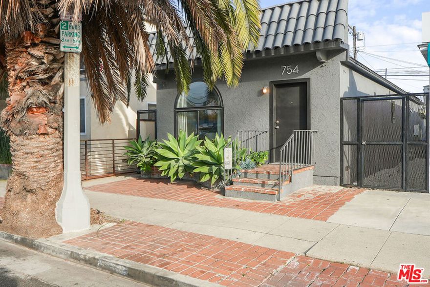 A perfect opportunity to own a gem in Marina del Rey with coveted LAC2 zoning allowing for a wide range of residential, office, or retail use.This rare live/work retreat is thoughtfully renovated and offers the ideal mixed-use setup for both personal and professional life. With 1, 140 sq ft of stylish space, it features soaring vaulted ceilings with exposed beams, an open-concept layout, and a sleek kitchen outfitted with stainless steel appliances. Designer finishes throughout and solar panels add a modern, eco-conscious touch. The finished 2-car garage provides added versatility perfect for a creative studio, office, or home gym.Located just 4 minutes from Venice Beach and 2 minutes from Abbot Kinney, 754 Washington places you in the center of it all. Grab dinner at Scopa, sip cocktails at Gin Rummy, or explore the vibrant dining and retail scene along Washington Blvd all just steps away. A true blend of convenience, flexibility, and Westside lifestyle.