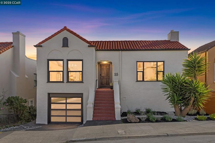 Welcome to 55 Upland Dr, nestled in the coveted Mt. Davidson Manor and completely re-imagined to create a stunning modern living experience. Enjoy an abundance of natural light and ocean views as you wander the spacious 6 bedroom 5 bath estate. No expense has been spared with incredible attention to detail in every room and space. From the herringbone floors to meticulous tile pairings this truly is a home that will take your breath away.